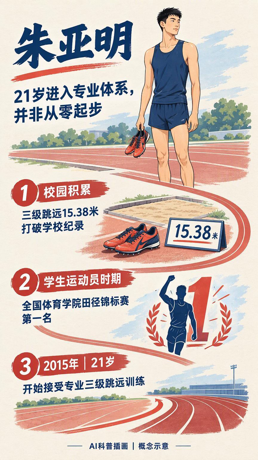 朱亚明21岁进入专业队，八年终夺亚运金牌